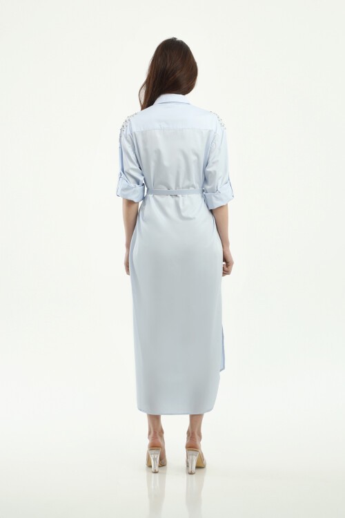 ELBİSE UZUN POPLİN