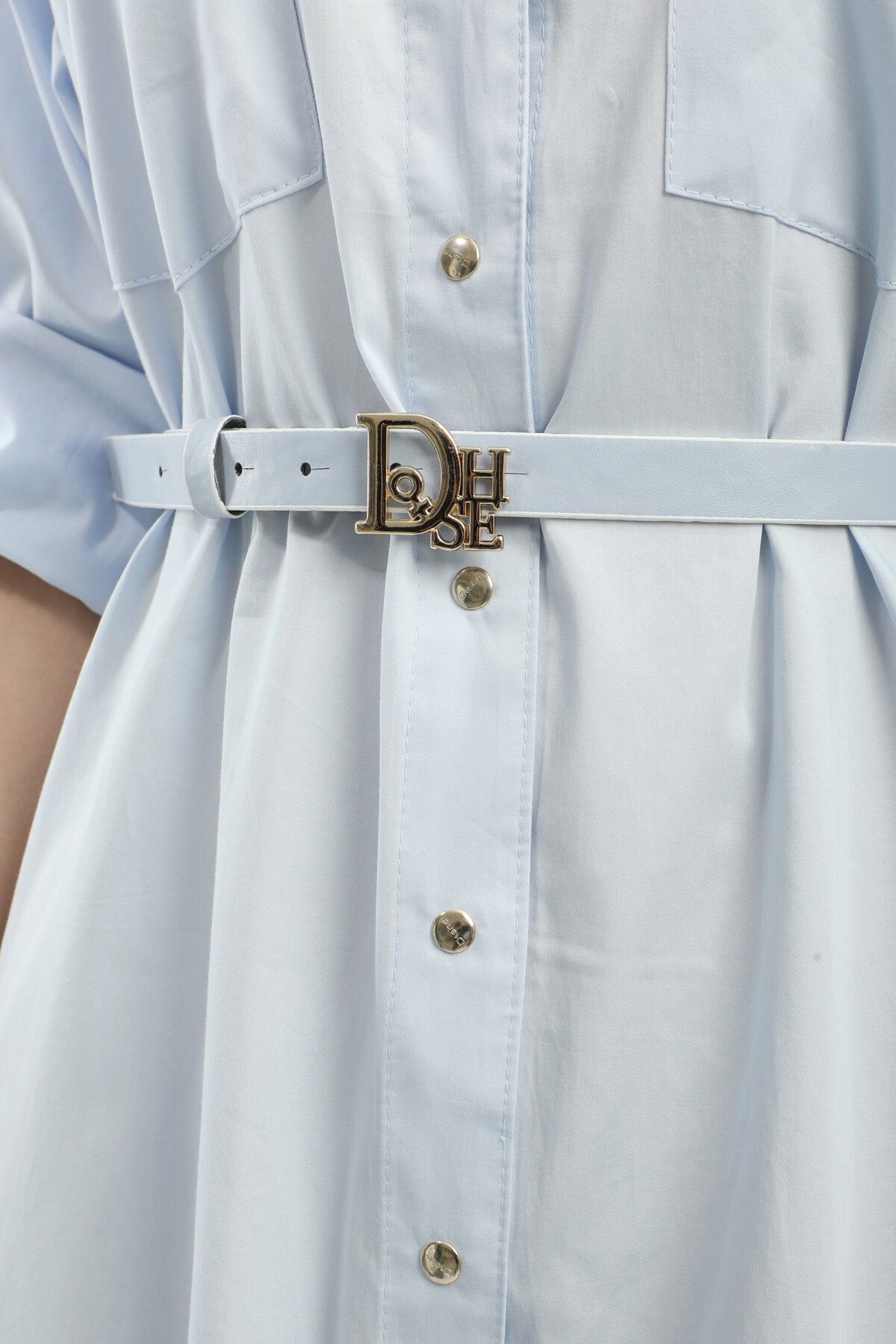 ELBİSE UZUN POPLİN